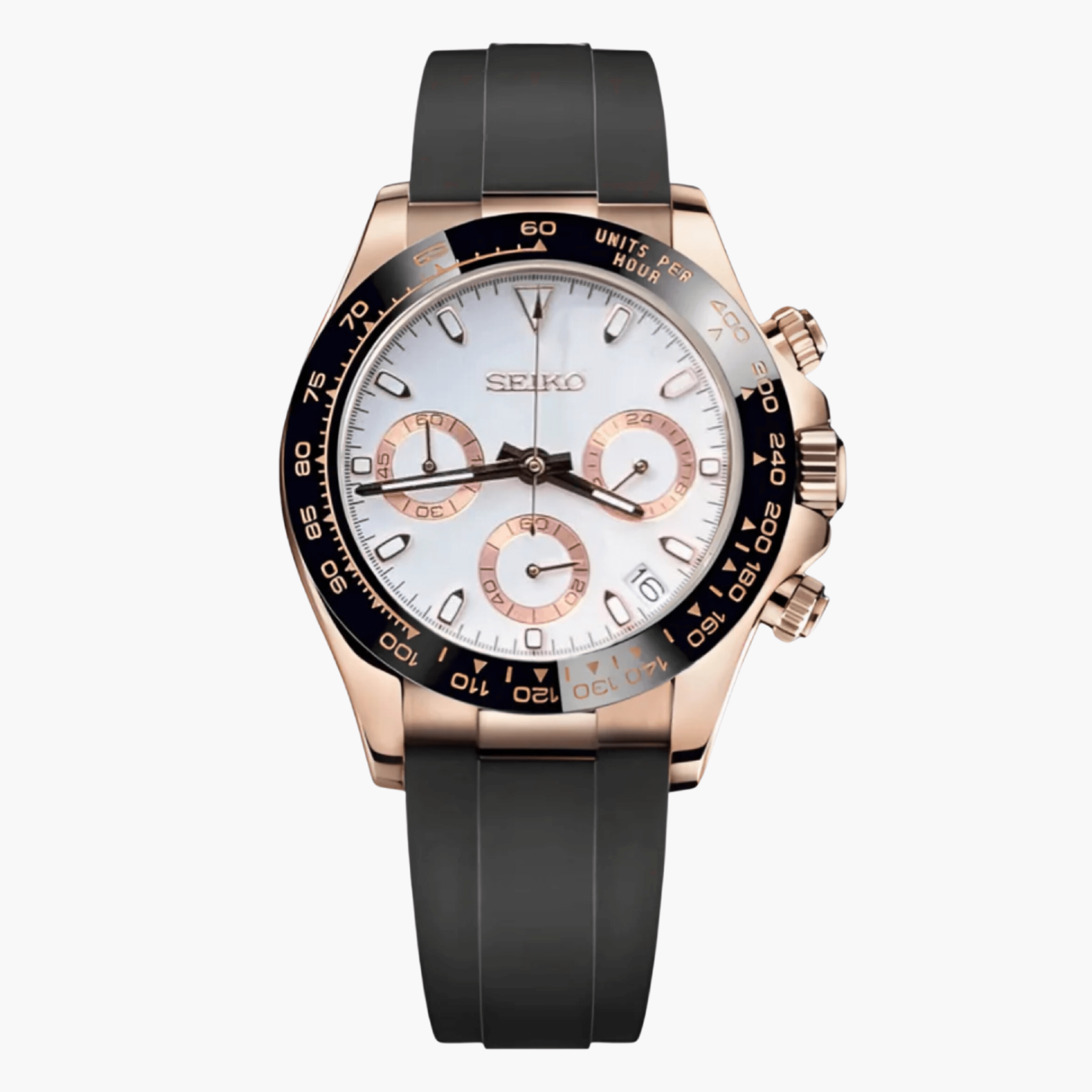 Seitona Rosegold White Dial